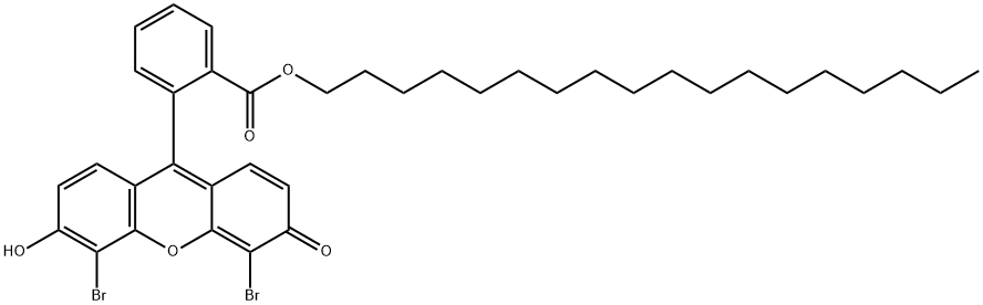 4',5'-DIBROMOFLUORESCEIN OCTADECYL ESTER Structure