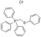 (フェニルチオ)メチルトリフェニルホスホニウムブロミド 化学構造式
