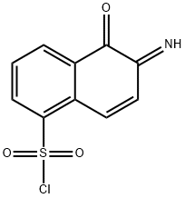 2－重氮－1－萘酚－5－磺酰氯, 138863-74-8, 结构式
