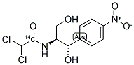 D-THREO-CHLORAMPHENICOL, [DICHLOROACETYL-1-14C] Struktur