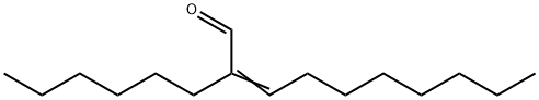 (2Z)-2-己基-2-癸烯醛,13893-39-5,结构式