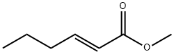 (E)-2-ヘキセン酸メチル 化学構造式