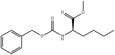 N-(Benzyloxycarbonyl)-D-norleucine methyl ester Struktur