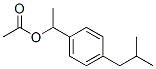 Benzenemethanol, -alpha--methyl-4-(2-methylpropyl)-, acetate (9CI) Struktur