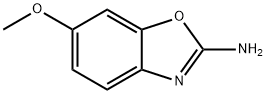 6-メトキシ-1,3-ベンゾキサゾール-2-アミン 化学構造式