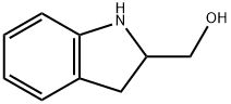 2,3-ジヒドロ-1H-インドール-2-イルメタノール 化学構造式