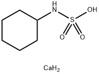 Calcium bis(cyclohexylsulphamate) Struktur