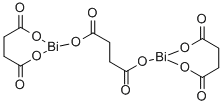 琥珀酸铋,139-16-2,结构式