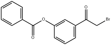 Α-溴代间苯甲酰氧基苯乙酮,139-27-5,结构式