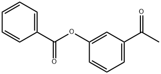 间苯甲酰氧基苯乙酮 结构式