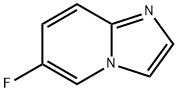 6-フルオロイミダゾ[1,2-A]ピリジン 化学構造式