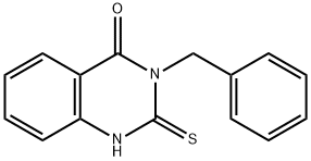 3-BENZYL-2-THIOXO-2,3-DIHYDRO-4(1H)-QUINAZOLINONE Struktur