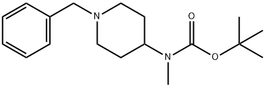 (1-苄基哌啶-4-基)(甲基)氨基甲酸叔丁酯,139062-92-3,结构式