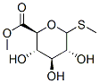 D-Glucopyranosiduronic acid, methyl 1-thio-, methyl ester Struktur