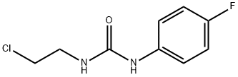 N-(2-クロロエチル)-N'-(4-フルオロフェニル)尿素 化学構造式