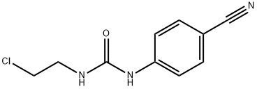 1-(2-氯乙基)-3-(4-氰基苯基)脲, 13908-43-5, 结构式