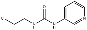 N-(2-クロロエチル)-N'-(3-ピリジニル)尿素 化学構造式
