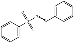 N-BENZYLIDENEBENZENESULFONAMIDE Struktur