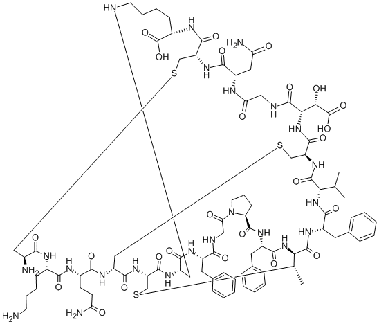デュラマイシン STREPTOVERTICILLIUM CINNAMONEUS由来 化学構造式