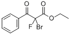2-溴-2-氟-3-氧代-3-苯基-丙酸乙酯 结构式