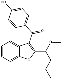 Des(diethylaMinoethyl)-didesiodo-1'-Methoxy AMiodarone Struktur