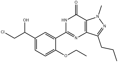羟基氯地那非, 1391054-00-4, 结构式