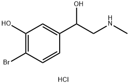 4-BroMophenylephrine Hydrochloride, 1391054-36-6, 结构式