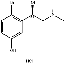 (R)-6-BroMophenylephrine Hydrochloride Structure