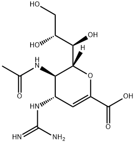 ZANAMIVIR HYDRATE Structure