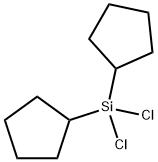 Dicyclopentyldichlorosilane 化学構造式