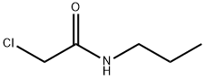 2-クロロ-N-プロピルアセトアミド 化学構造式