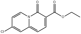 ETHYL 8-CHLORO-4-OXO-4H-QUINOLIZINE-3-CARBOXLATE Struktur