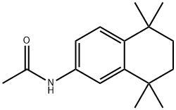 N-(5,5,8,8-Tetramethyl-5,6,7,8-tetrahydronaphthalen-2-yl)acetamide (Tamibarotene) Struktur