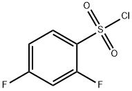 2,4-ジフルオロベンゼンスルホニルクロリド 化学構造式