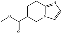 5,6,7,8-TETRAHYDRO-IMIDAZO[1,2-A]PYRIDINE-6-CARBOXYLIC ACID METHYL ESTER Structure