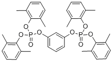 间苯二酚双[二(2,6-二甲基苯基)磷酸酯] 结构式