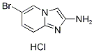 6-Bromoimidazo[1,2-a]pyridin-2-amine hydrochloride Struktur