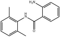 2-氨基-N-(2,6-二甲基苯基)苯甲酰胺, 13922-38-8, 结构式