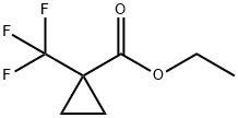 1-(トリフルオロメチル)シクロプロパンカルボン酸エチル 化学構造式