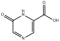 6-オキソ-1,6-ジヒドロピラジン-2-カルボン酸 化学構造式