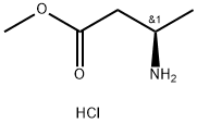 Butanoic acid, 3-aMino-, Methyl ester, hydrochloride, (R)- Structure