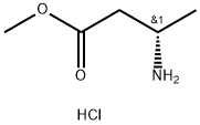 Butanoic acid, 3-aMino-, Methyl ester, hydrochloride, (3S)- Structure