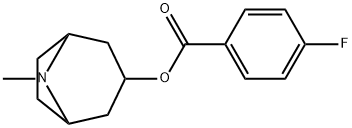 Tropine 4-fluorobenzoate  Struktur