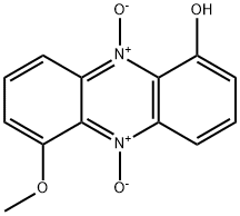 1-ヒドロキシ-6-メトキシフェナジン5,10-ジオキシド 化学構造式