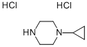 1-环丙哌嗪二盐酸盐,139256-79-4,结构式
