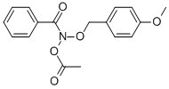 N-(Acetyloxy)-N-((4-methoxyphenyl)methoxy)benzamide Structure