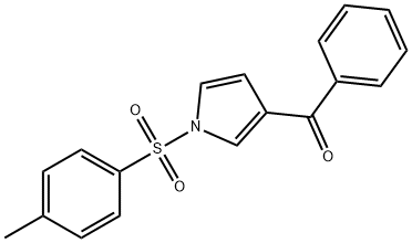 PHENYL-[1-(TOLUENE-4-SULFONYL)-1H-PYRROL-3-YL]-METHANONE Struktur