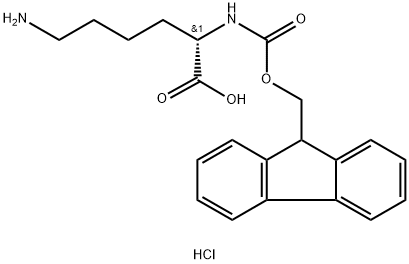 Fmoc-Lys-OH hydrochloride Structure