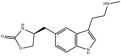 N-デスメチルゾルミトリプタン 化学構造式