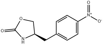 (S)-4-(4'-Nitrobenzyl)-1,3-oxazolidine-2-one 化学構造式